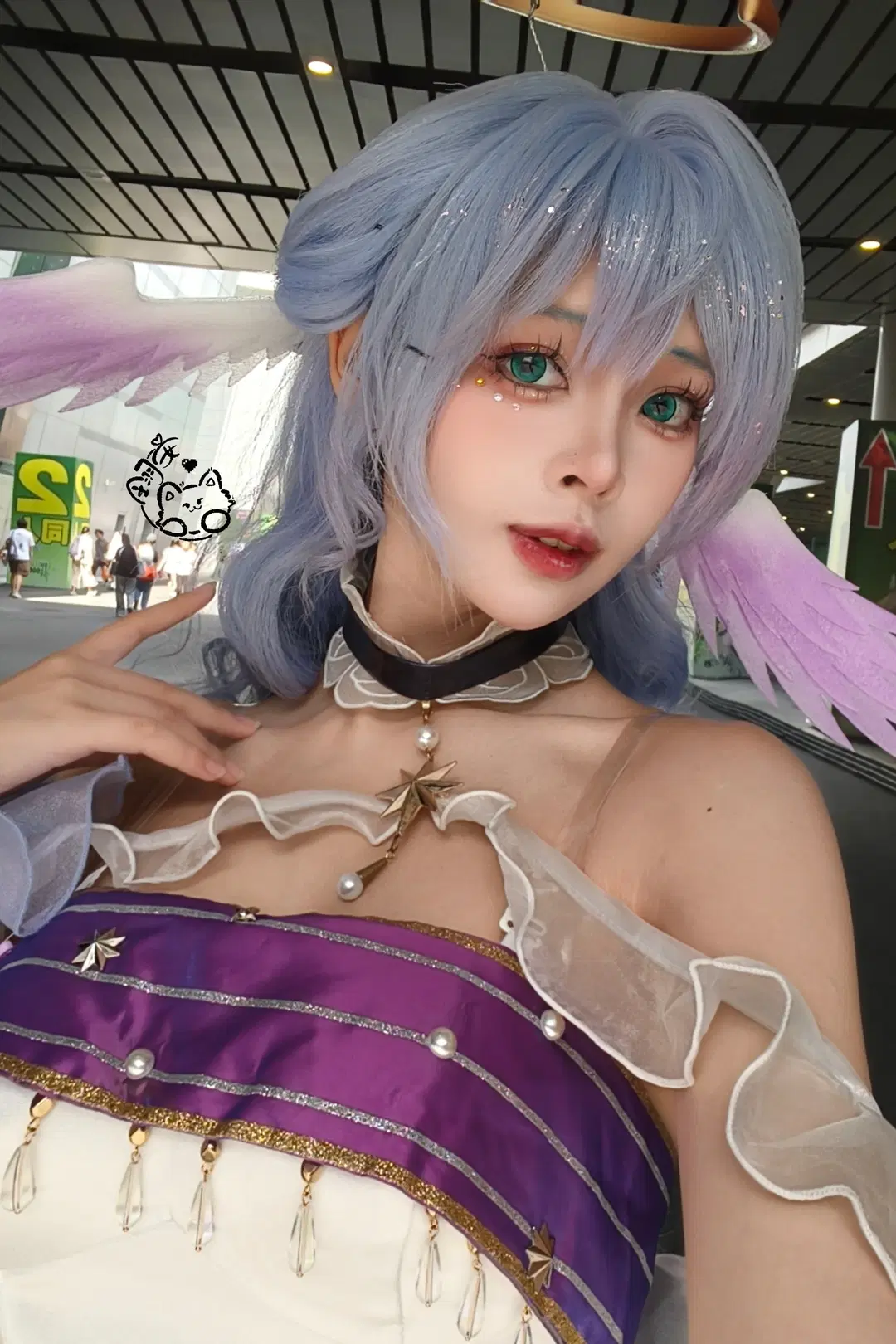崩坏星穹铁道, 知更鸟cos, 精灵耳妆造, 星穹铁道知更鸟, CPG漫展