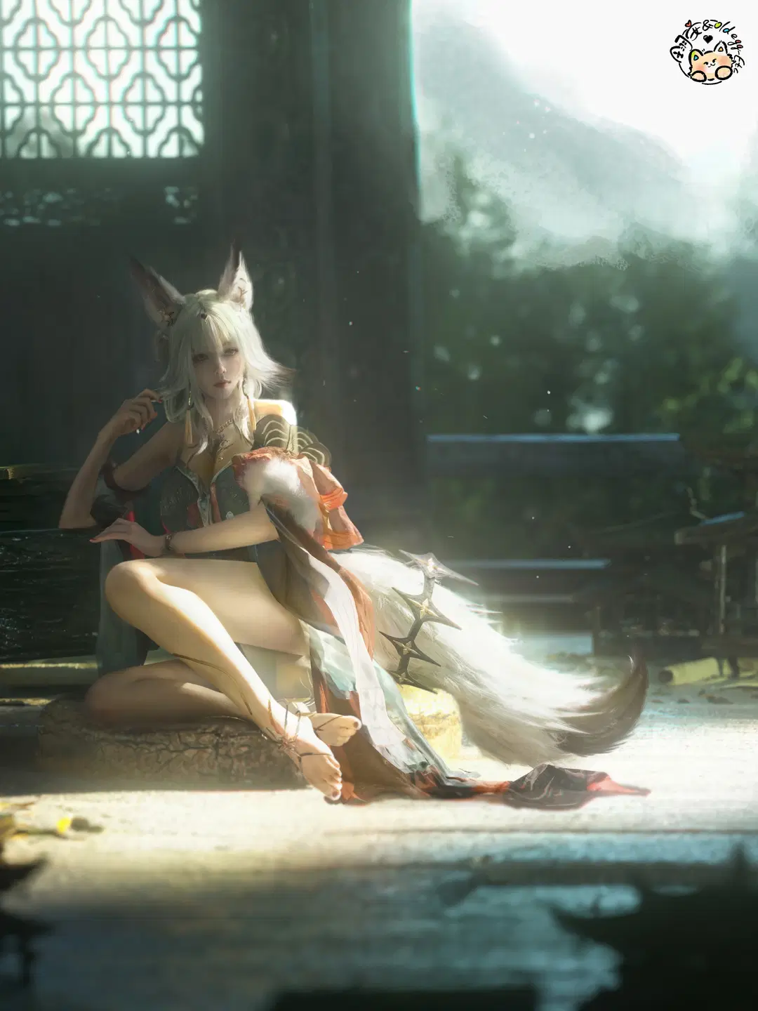 鸣潮, cosplay正片, 国风幻想, 兽耳娘, 心月狐cos