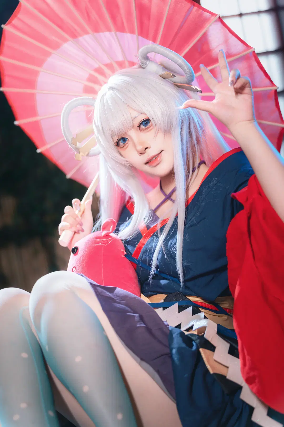 和风cos, 超时空辉夜姬, 月见八千代cos, 丝袜cos, 日式棚拍