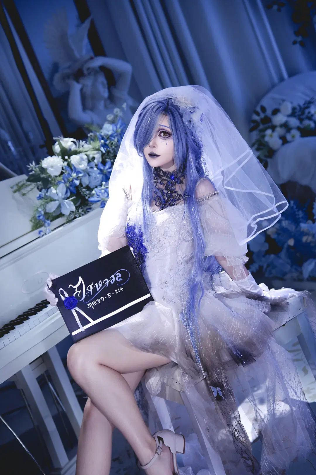 [Graves cosplay] Path to Nowhere: Dark Gothic wedding dress Styling by 一千零一问 - Image 12