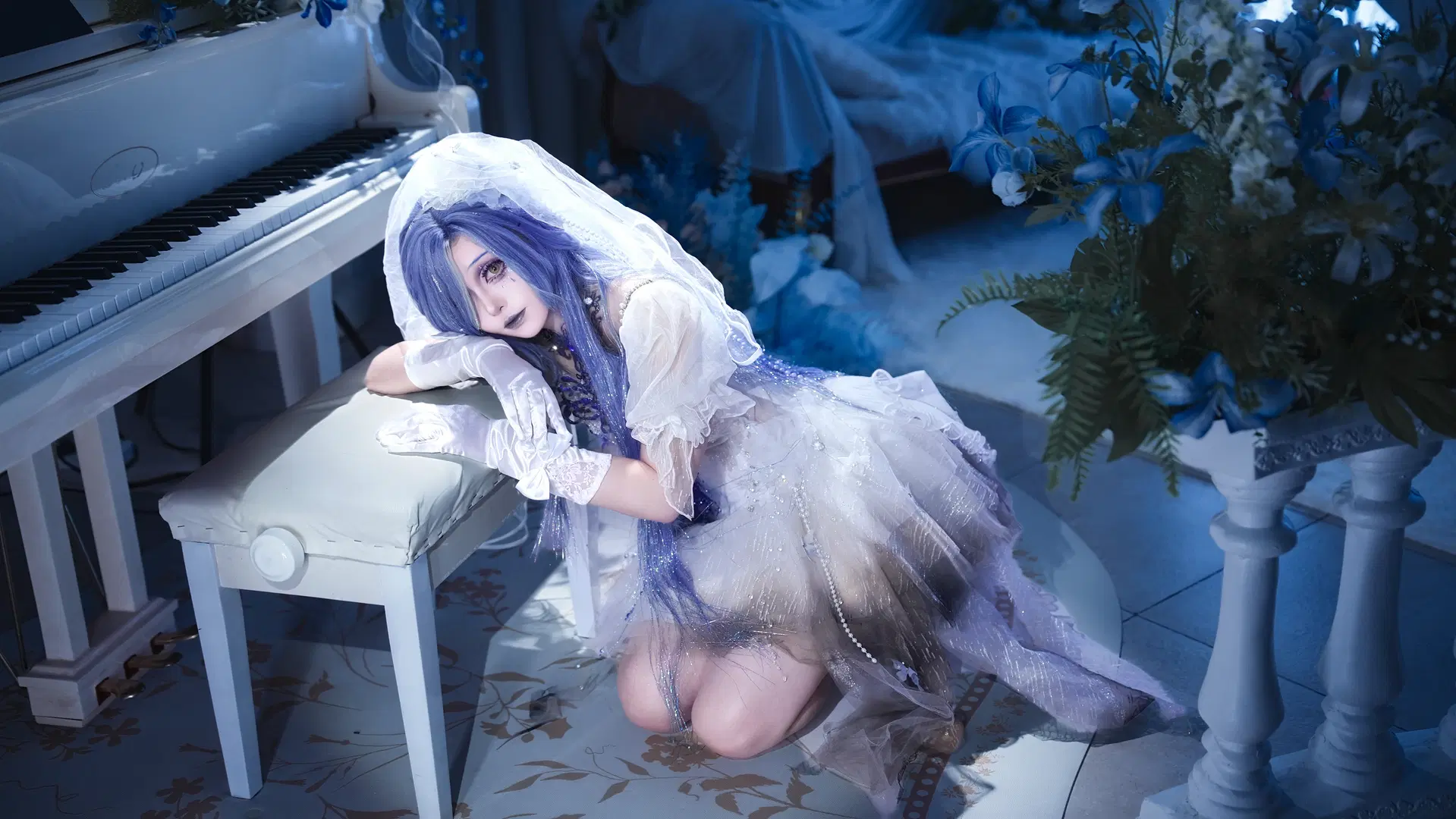 [Graves cosplay] Path to Nowhere: Dark Gothic wedding dress Styling by 一千零一问 - Image 13