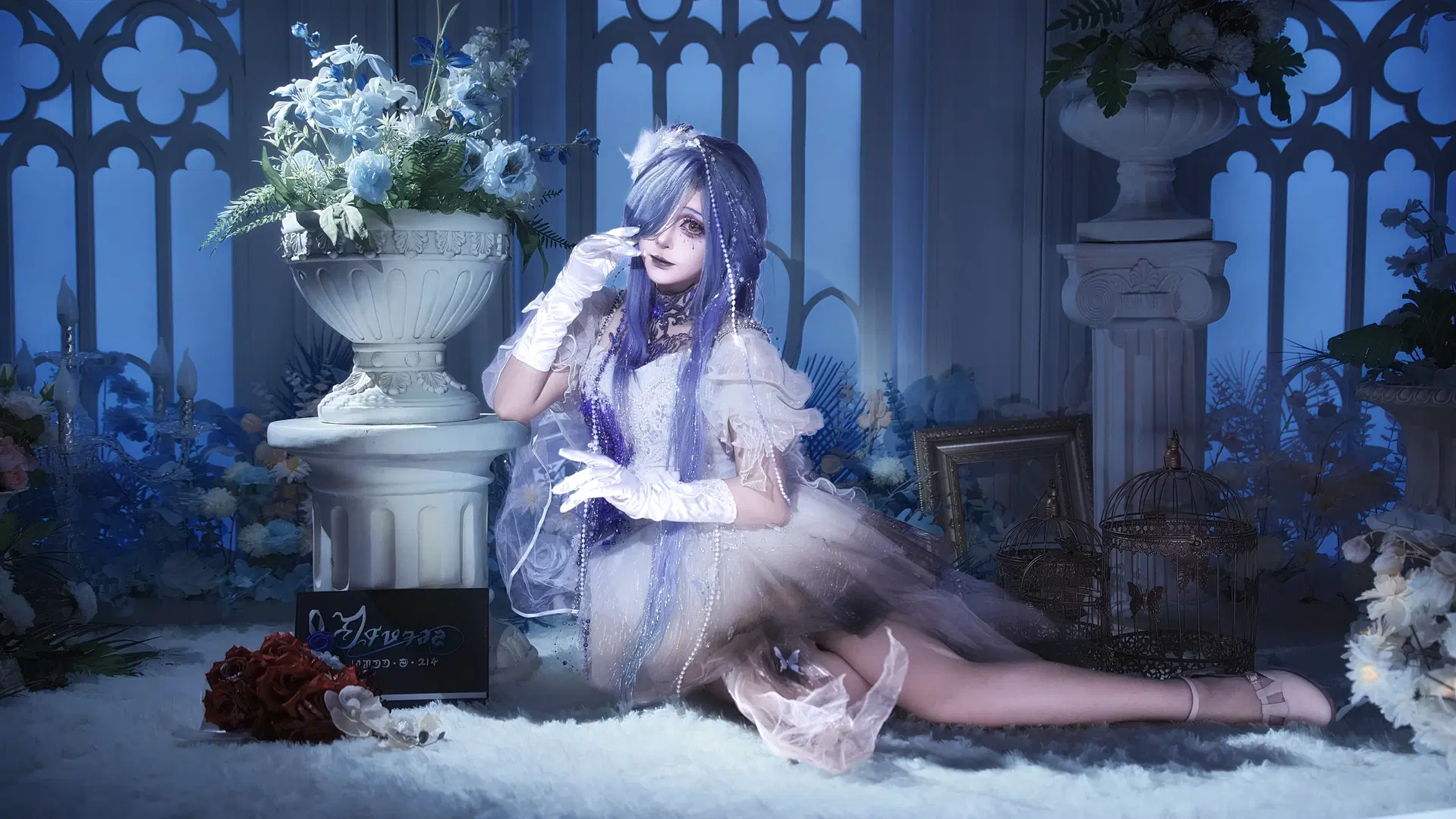 [Graves cosplay] Path to Nowhere: Dark Gothic wedding dress Styling by 一千零一问 - Image 2