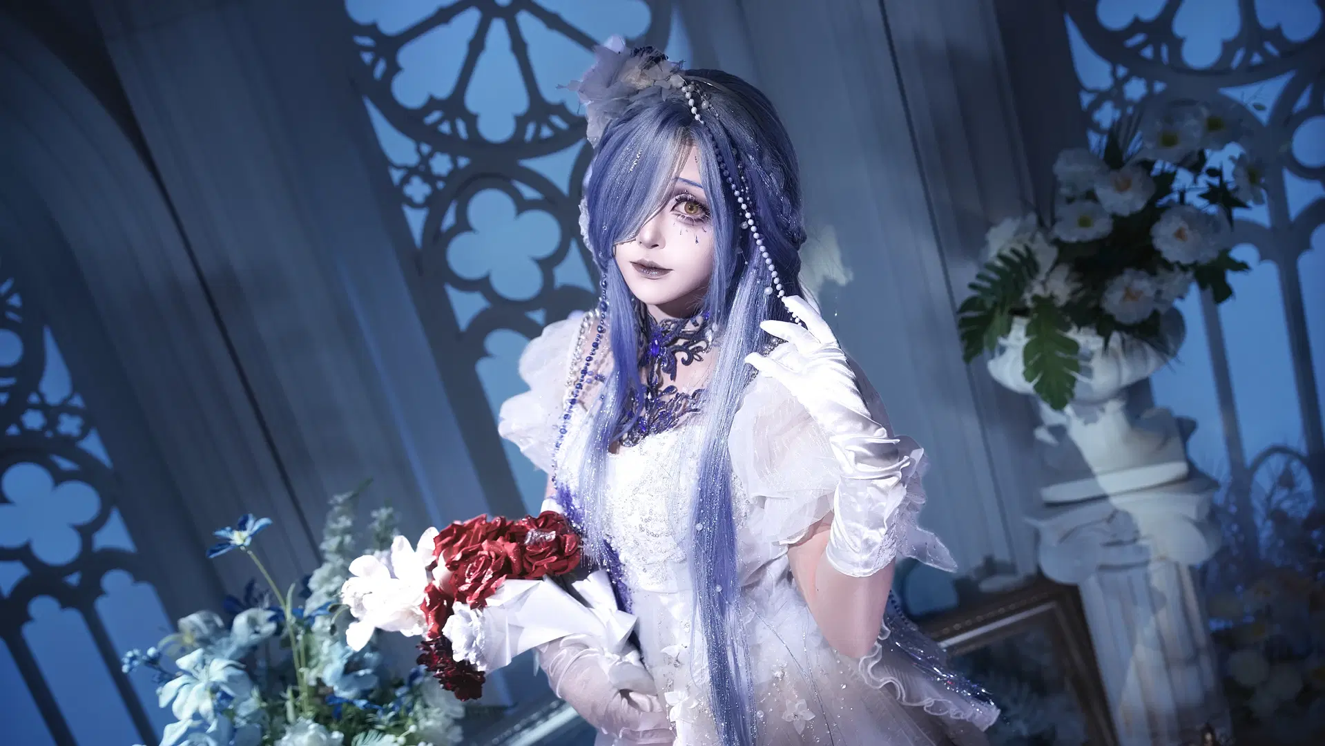 [Graves cosplay] Path to Nowhere: Dark Gothic wedding dress Styling by 一千零一问 - Image 8