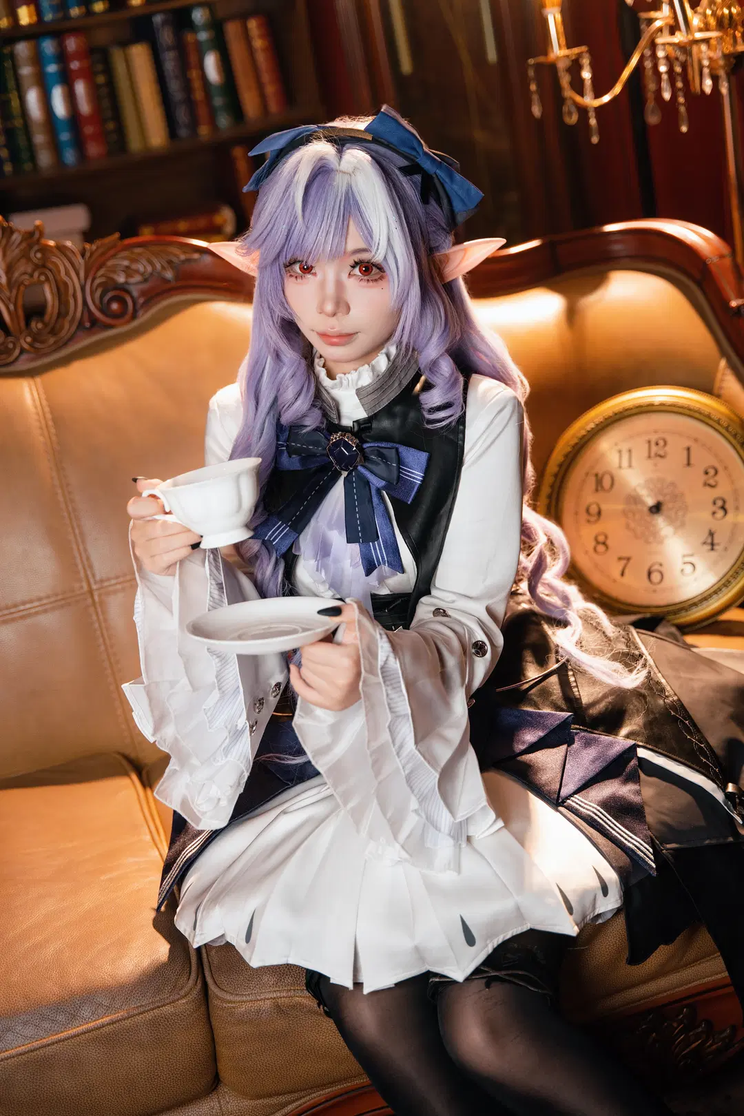 [Vivian cosplay] Zenless Zone Zero: Mockingbird Themed Vintage Study Afternoon Tea by 茫零00 - Image 2