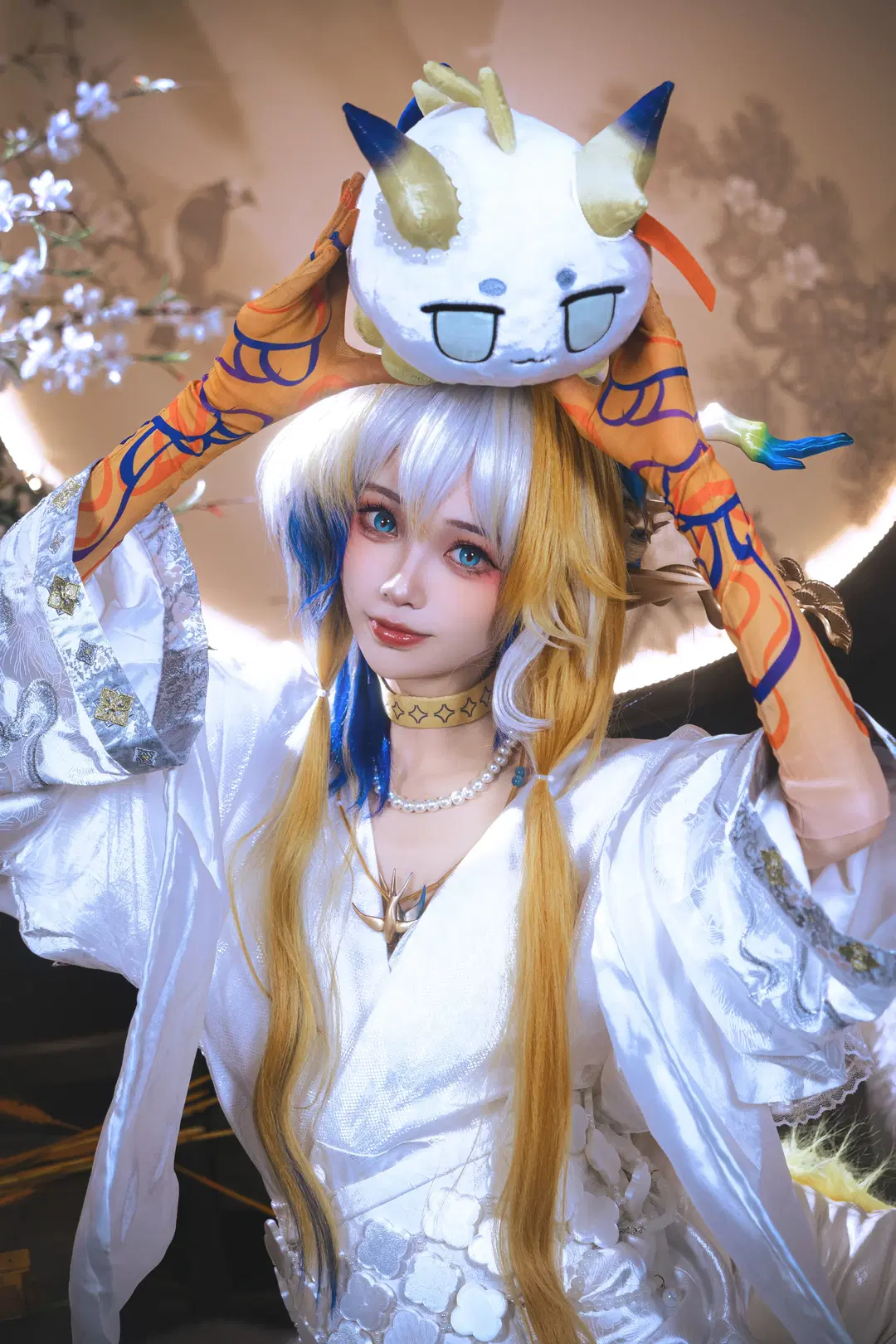 【黍cos】明日方舟冰纹玉釉造型的古典奇幻演绎 - 夏尔 - 第2张
