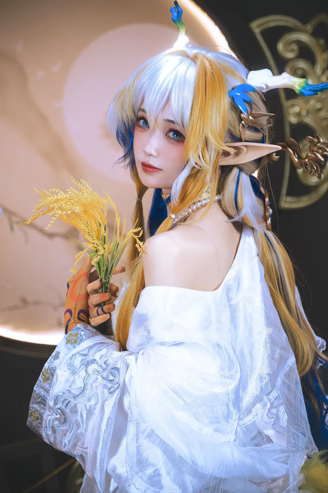 【黍cos】明日方舟冰纹玉釉造型的古典奇幻演绎 - 夏尔 - 第3张