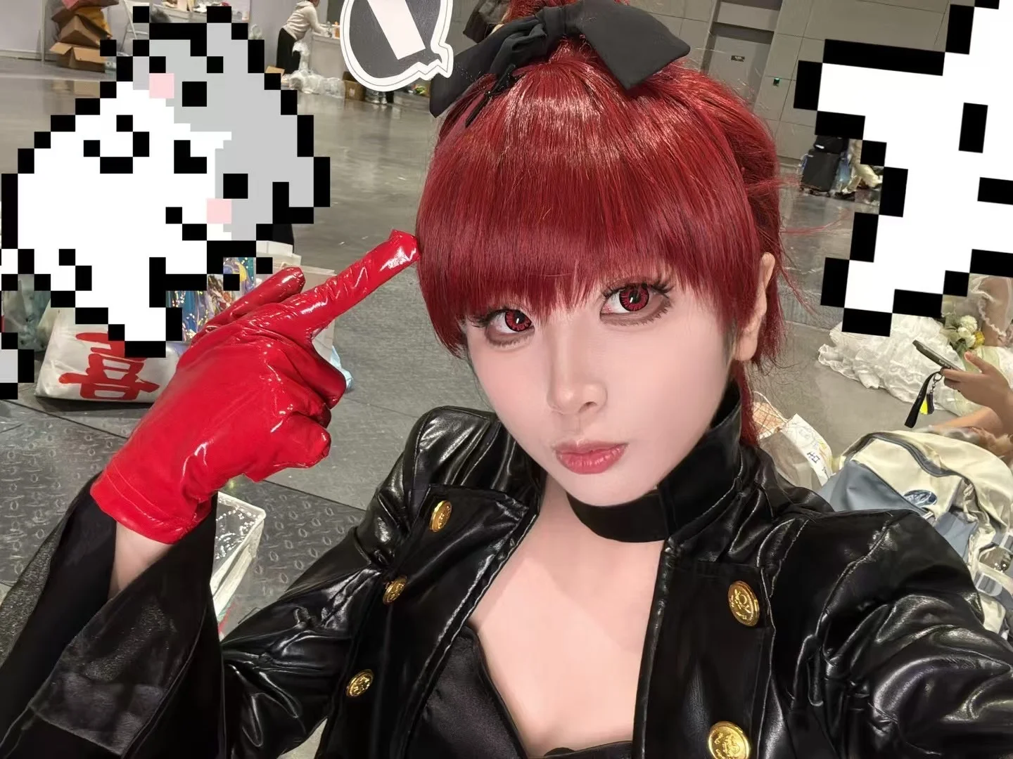 cosplay, 二次元扩列, 江浙沪cos, 皮衣少女, p系列团片