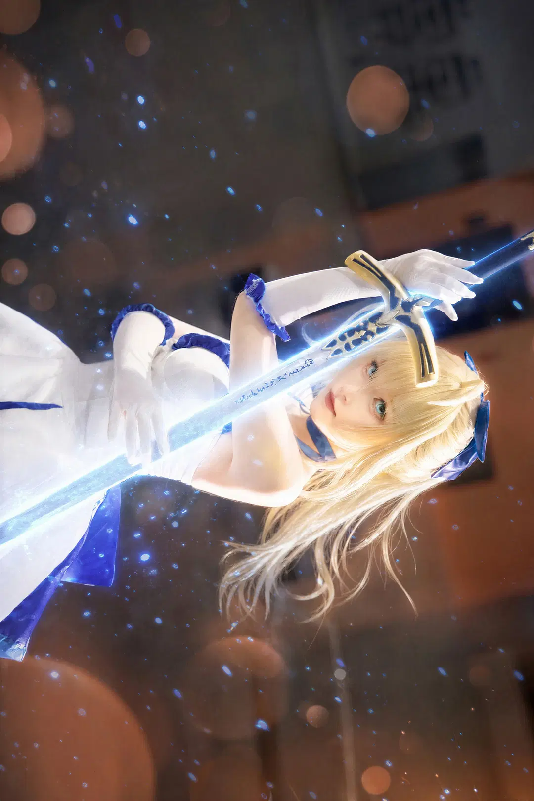 【Saber cos】FGO萤火虫D3场照，特效拉满的骑士王 - 木南📸 - 第3张