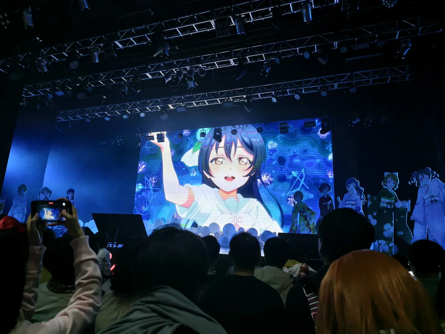 LoveLive!, 园田海未cos, 十周年纪念, 上海站线下演出, 舞台应援 - 第4张