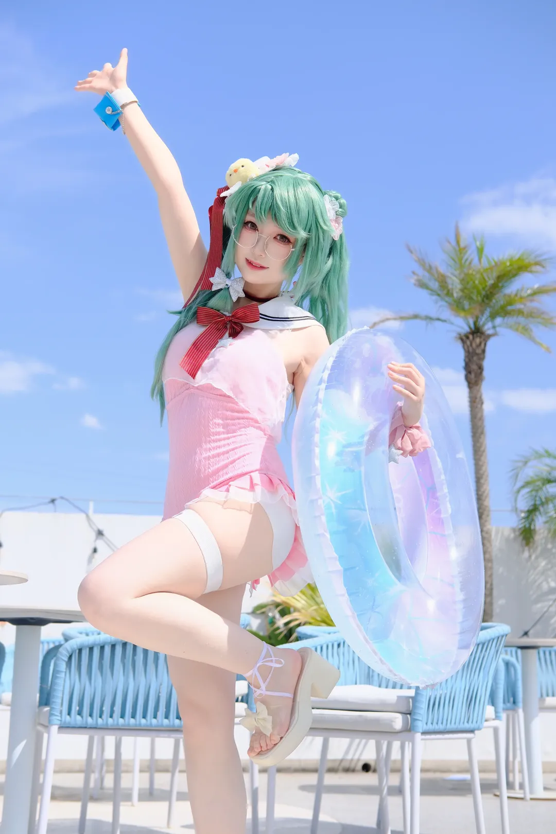 碧蓝航线, 雅努斯cos, cosplay日常, 白丝cos, 杭州漫展 - 第3张