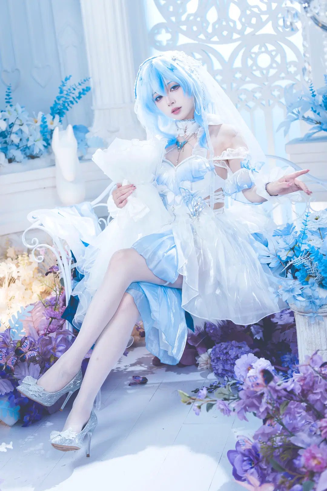 鳴潮, ショアキーパー コスプレ, 二次元コスプレ, 夢幻的な写真, ストッキング