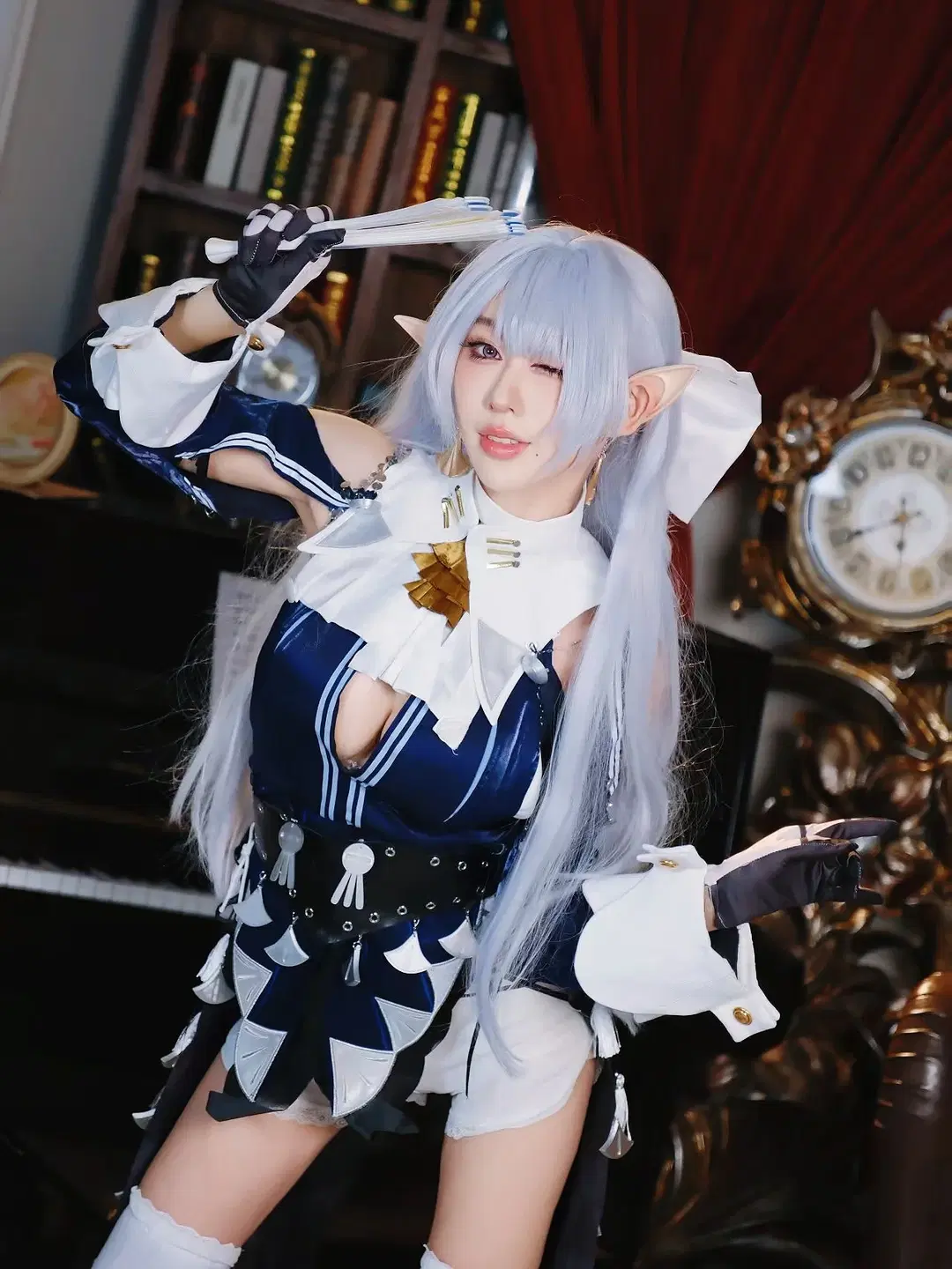 【维琳娜cos】绝区零复古书房里的优雅贵族 - 手可摘星辰 - 第10张