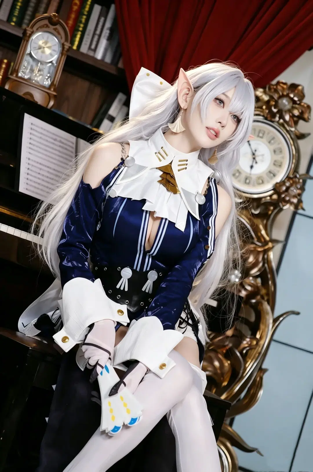 【维琳娜cos】绝区零复古书房里的优雅贵族 - 手可摘星辰 - 第4张