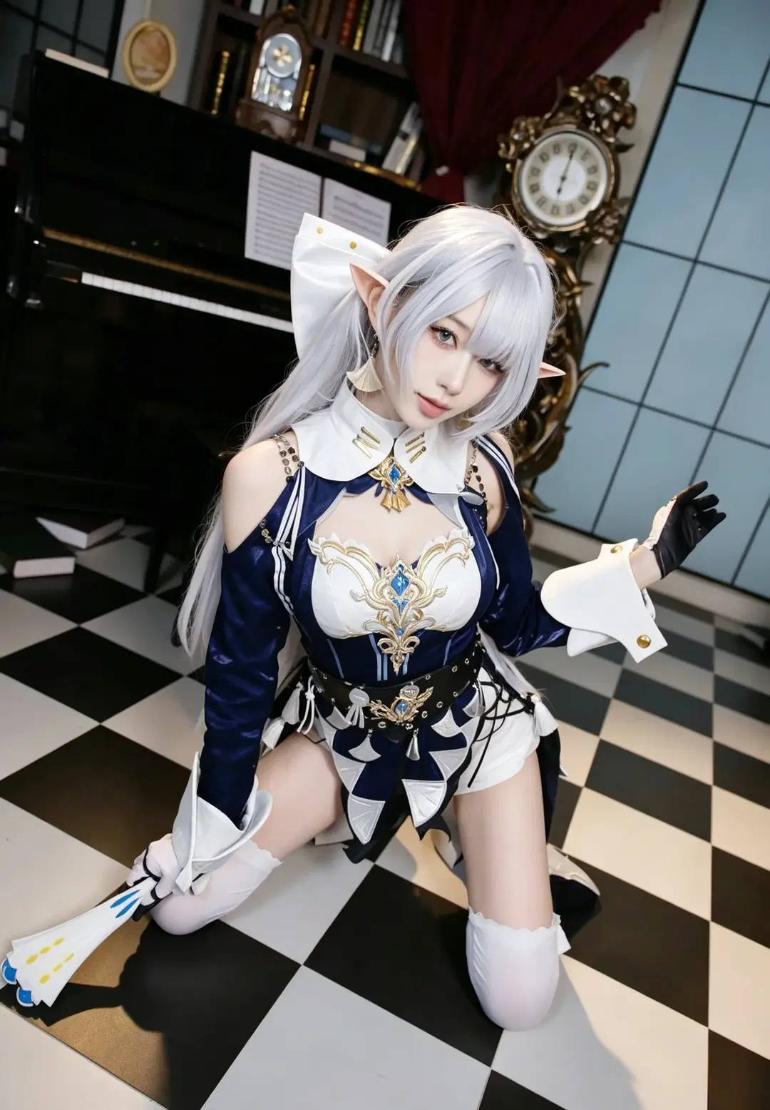 【维琳娜cos】绝区零复古书房里的优雅贵族 - 手可摘星辰 - 第8张