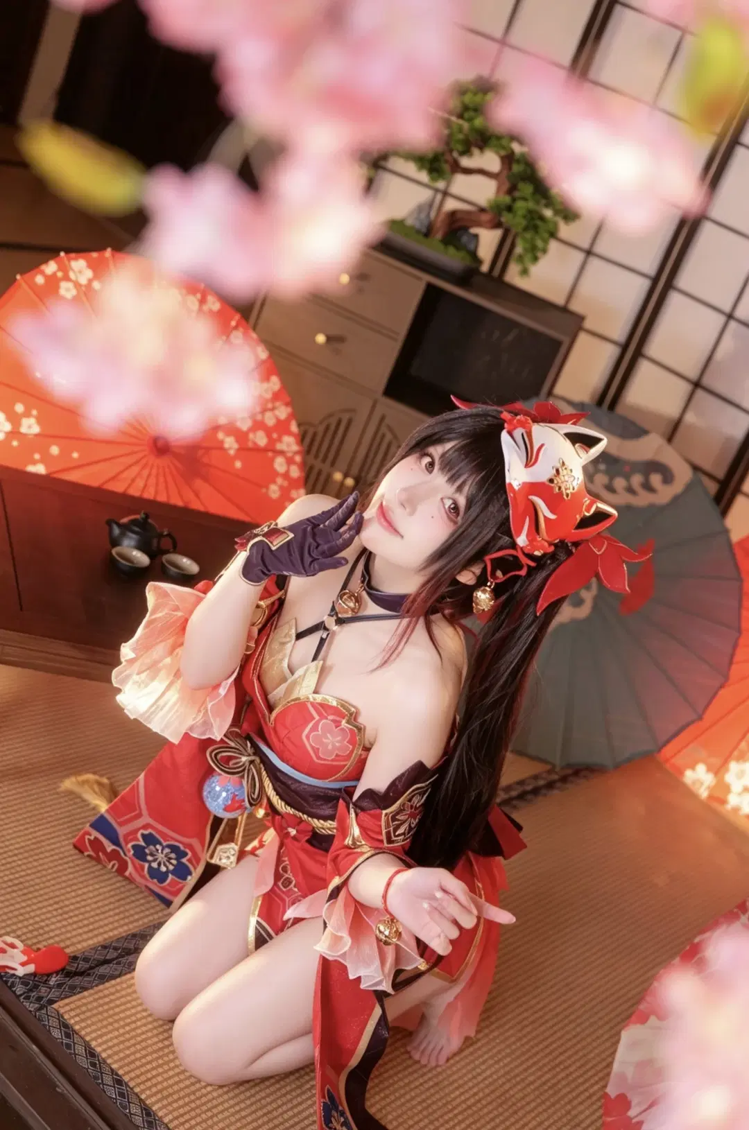 【花火 コスプレ】『崩壊：スターレイル』仮面の愚者の和風スタジオ撮影記録 - 手可摘星辰 - 10枚目