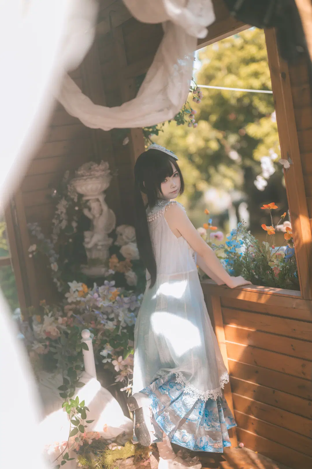 cosplay, 少女写真, 氛围感写真, 汉洋折衷, 花房少女