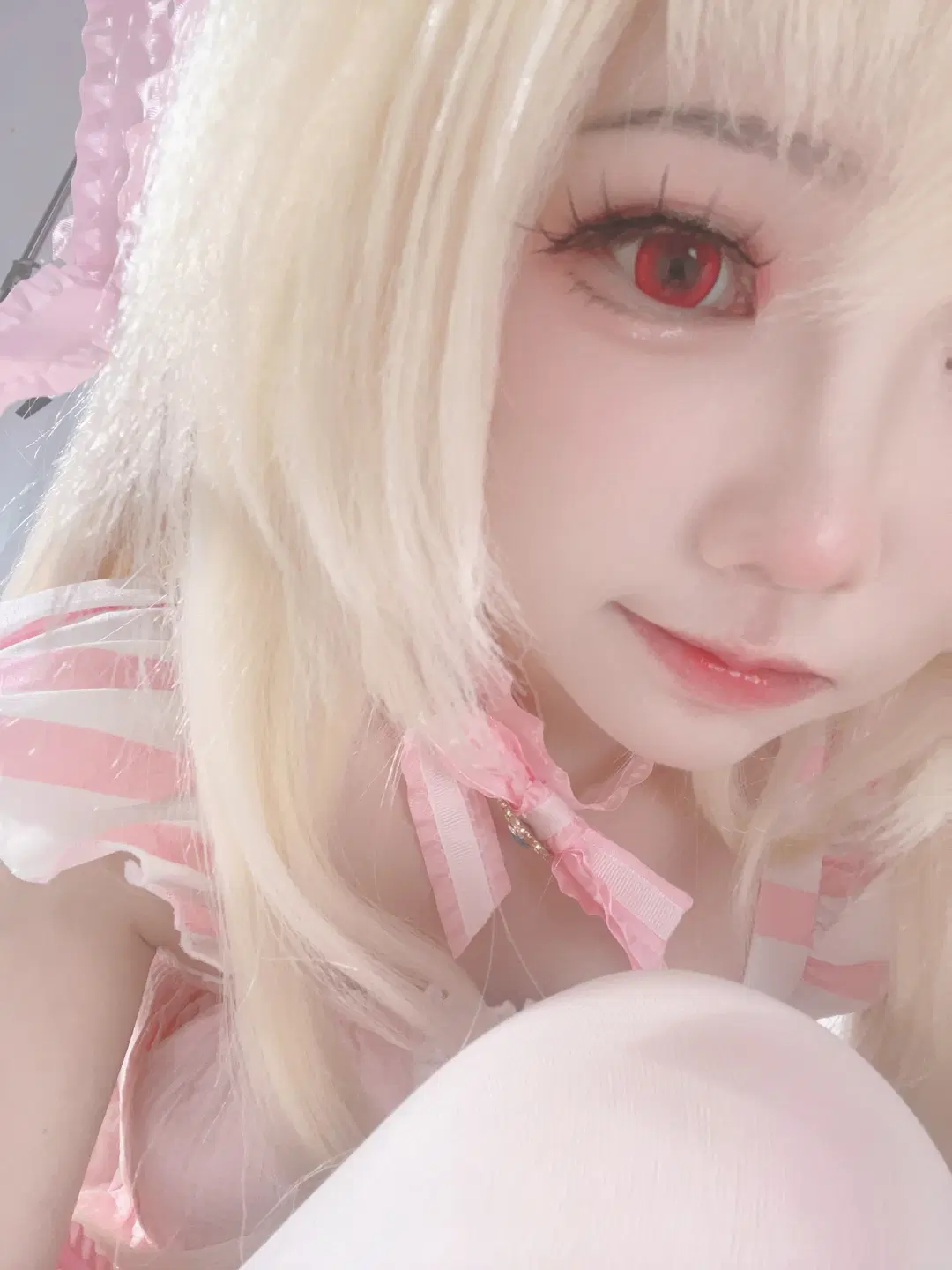 [Illya cosplay] Fate/kaleid liner Prisma Illya: Pink Pajama Shoot Log by 叽叽叽蓝 - Image 2