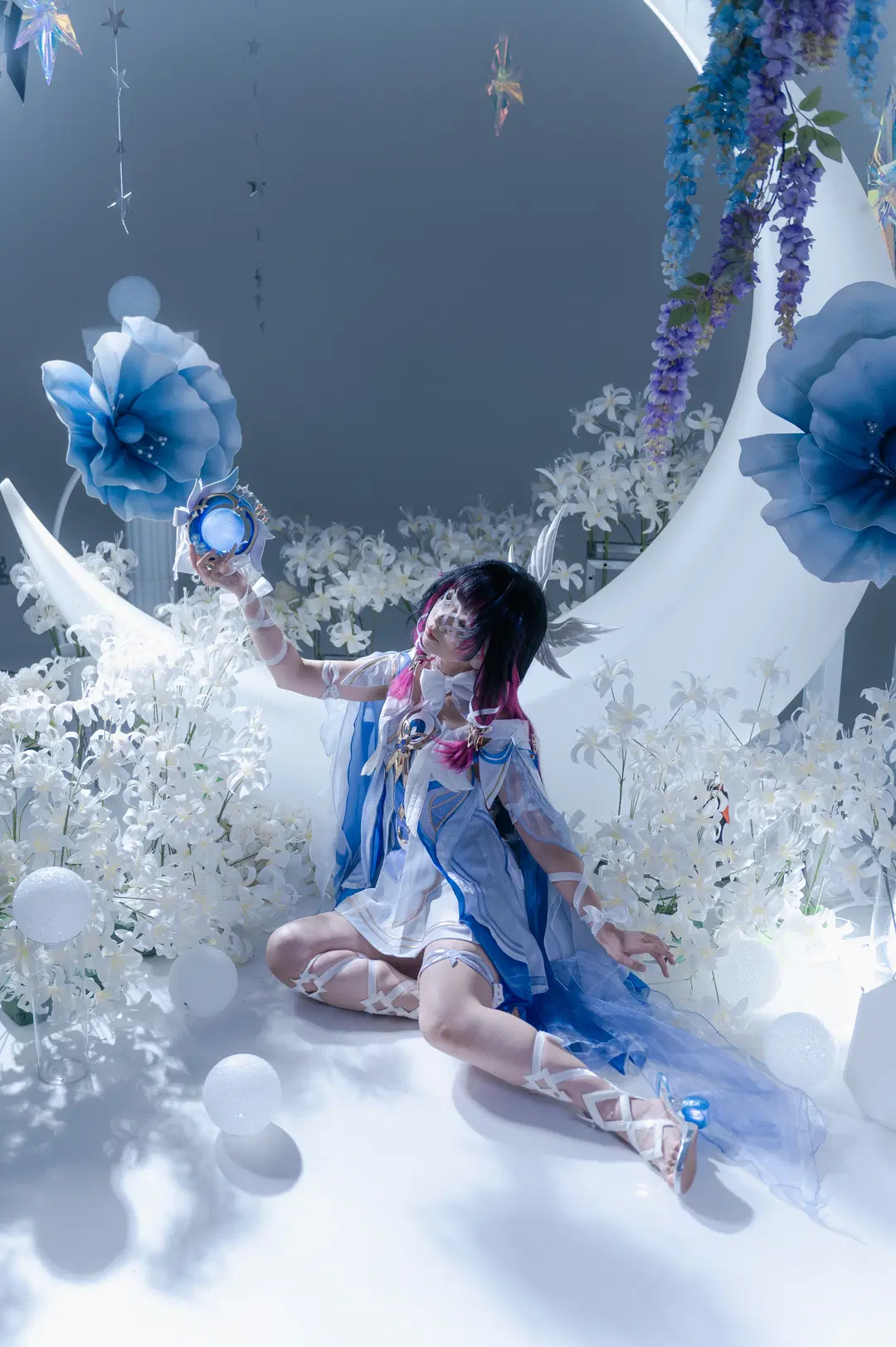 原神, 哥伦比娅cos, cosplay摄影, 原神少女, 银月之庭