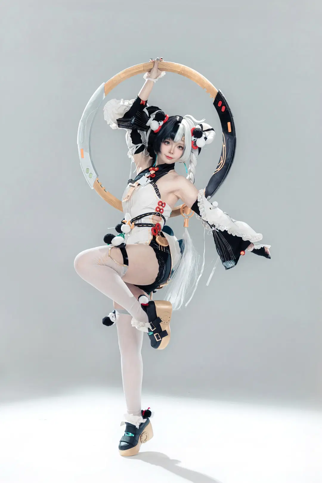 【ダイアリンコスプレ】『ゼンレスゾーンゼロ』中華娘スタイルと巨大リングプロップ - 吃土少女阿萨喵 - 10枚目