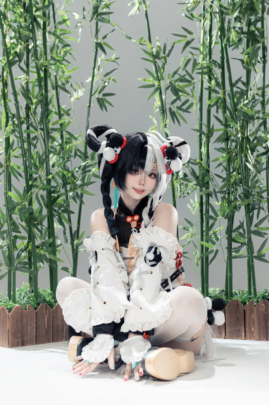 【ダイアリンコスプレ】『ゼンレスゾーンゼロ』中華娘スタイルと巨大リングプロップ - 吃土少女阿萨喵 - 3枚目