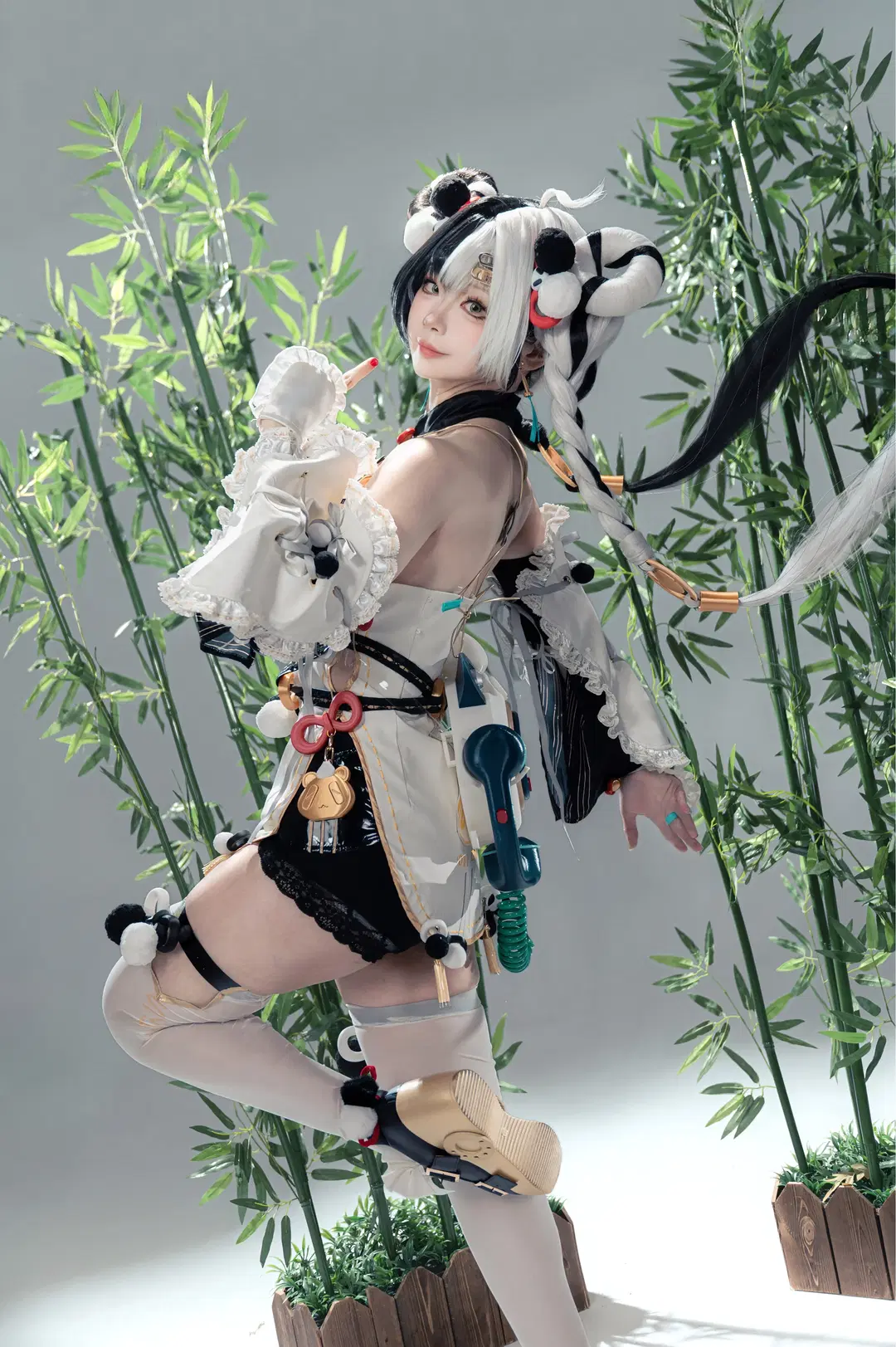 【ダイアリンコスプレ】『ゼンレスゾーンゼロ』中華娘スタイルと巨大リングプロップ - 吃土少女阿萨喵 - 4枚目