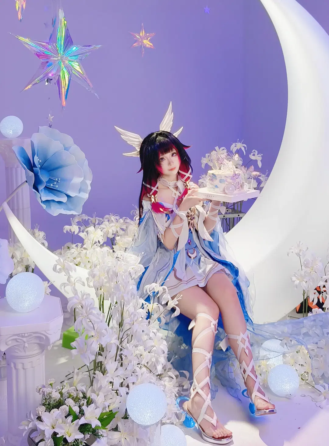 原神, 哥伦比娅cos, 原神cos, 少女cos, 梦幻风写真