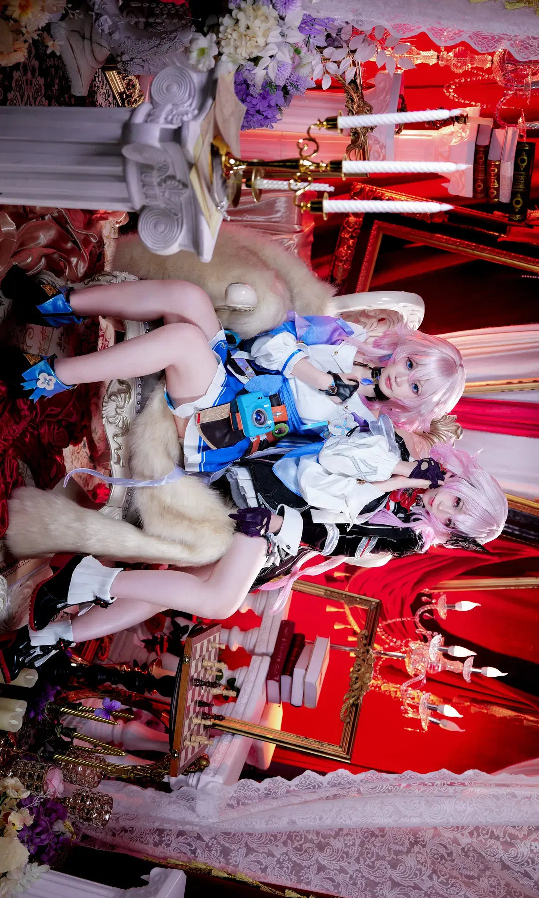 【三月なのか コスプレ】『崩壊：スターレイル』長夜月テーマのペア撮影 - 全麦小熊 - 3枚目