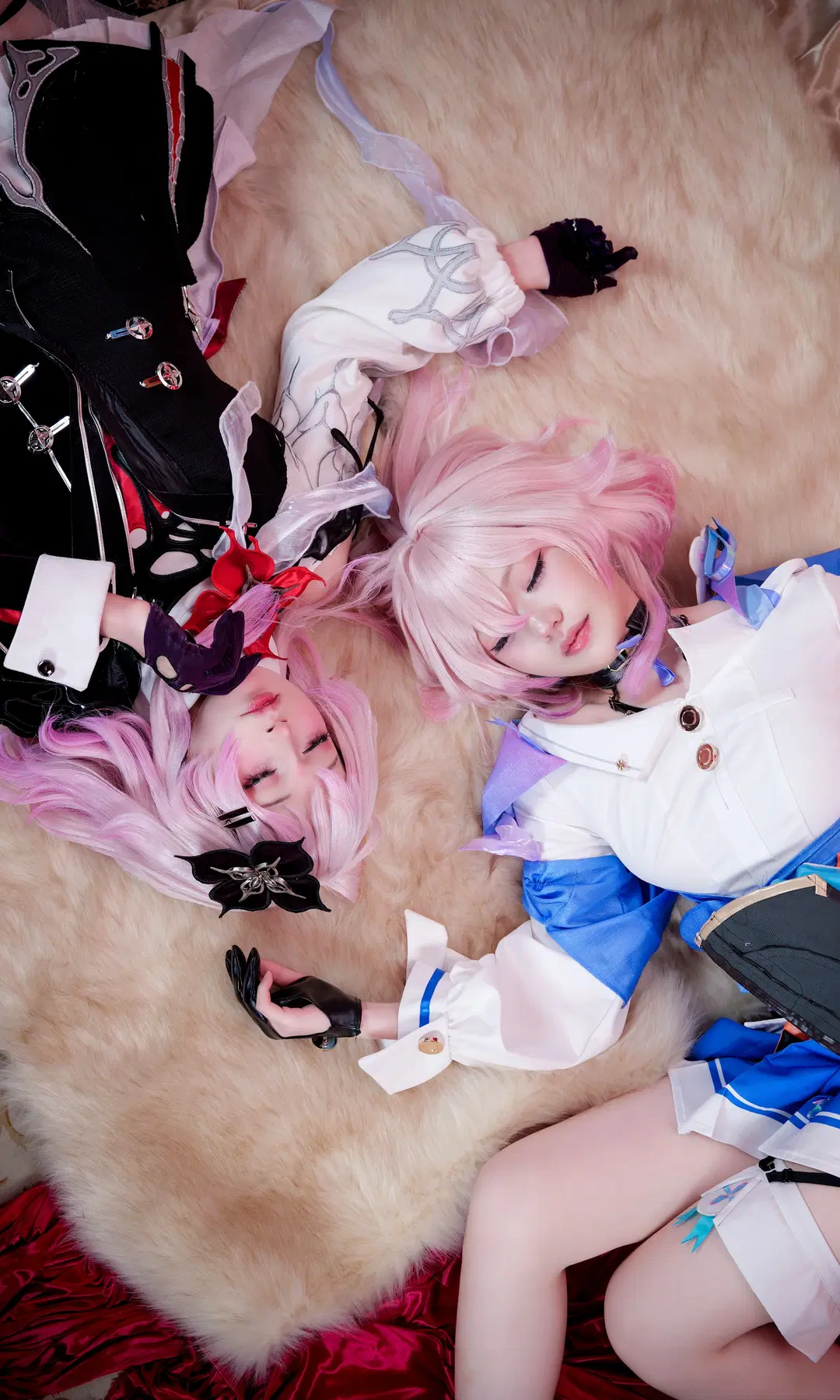 【三月なのか コスプレ】『崩壊：スターレイル』長夜月テーマのペア撮影 - 全麦小熊 - 4枚目