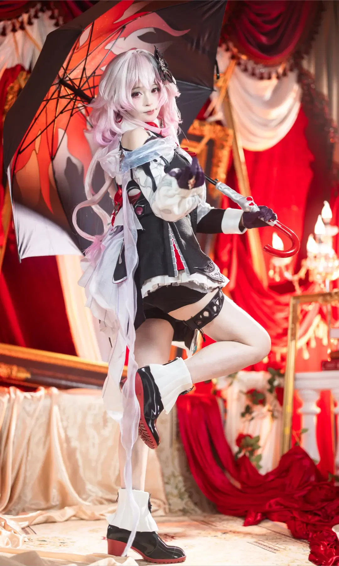cosplay, 崩坏星穹铁道, 长夜月cos, 沉于生者的忘川, 白丝