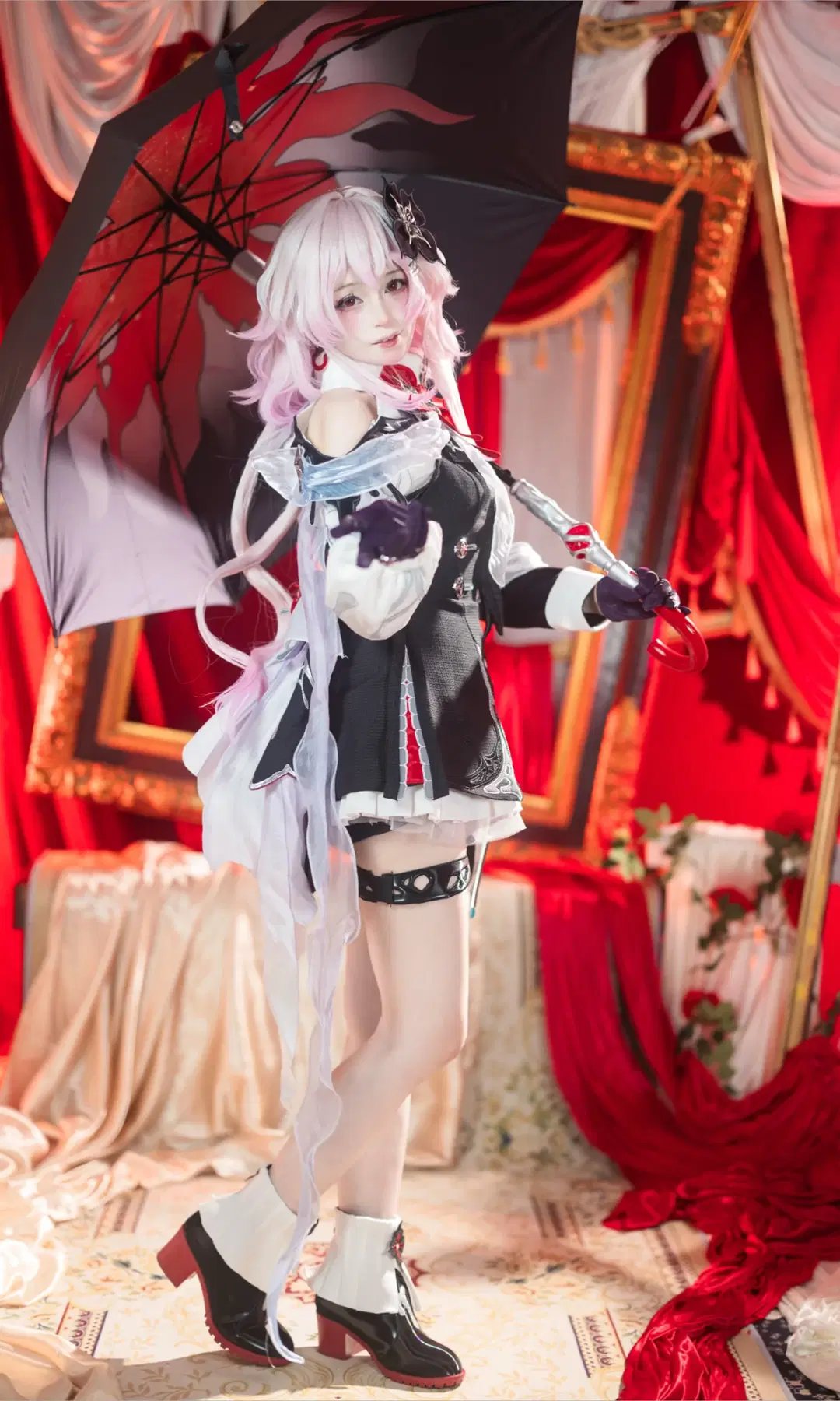 【長夜月コスプレ】『崩壊：スターレイル』赤と黒の印象美 - 全麦小熊 - 2枚目