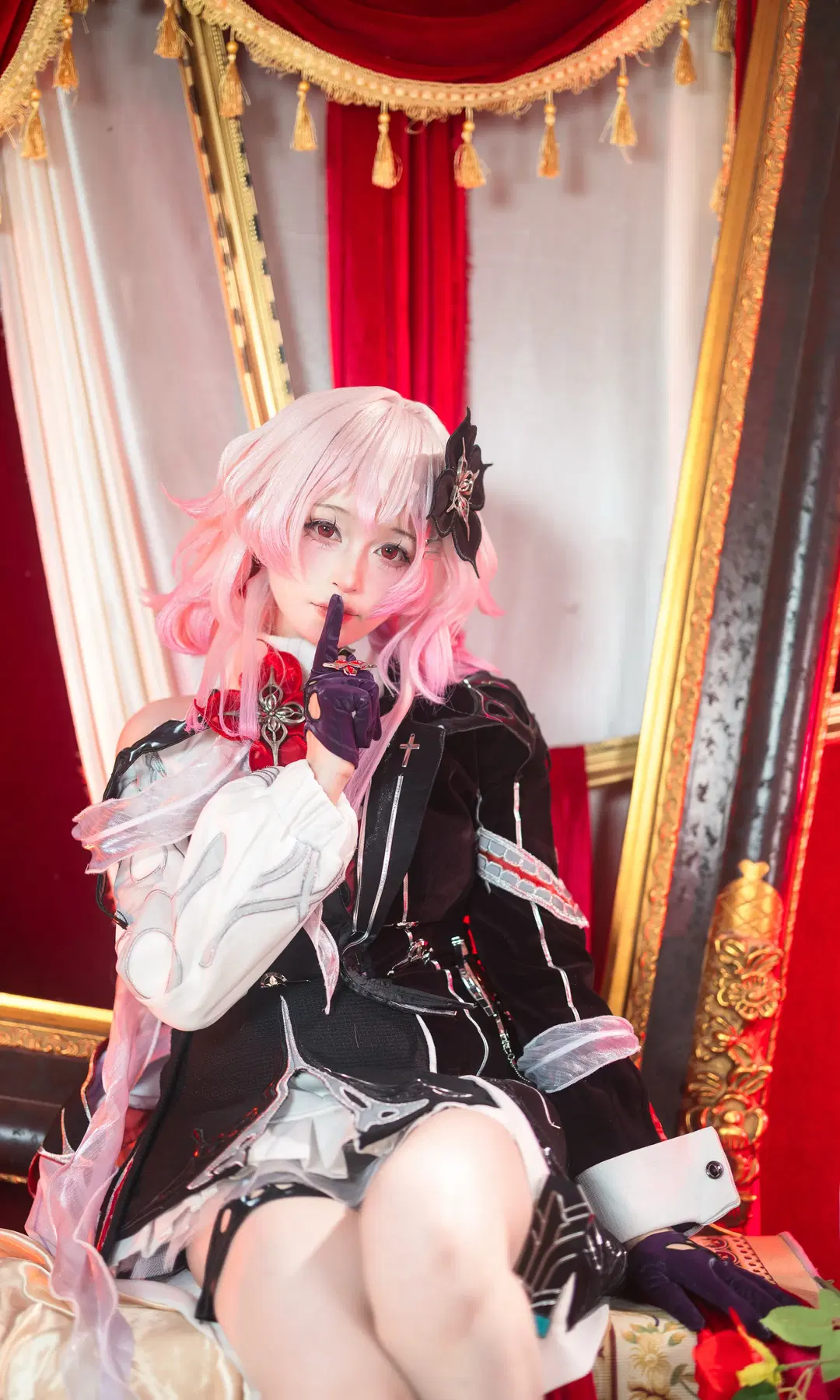 【長夜月コスプレ】『崩壊：スターレイル』赤と黒の印象美 - 全麦小熊 - 6枚目