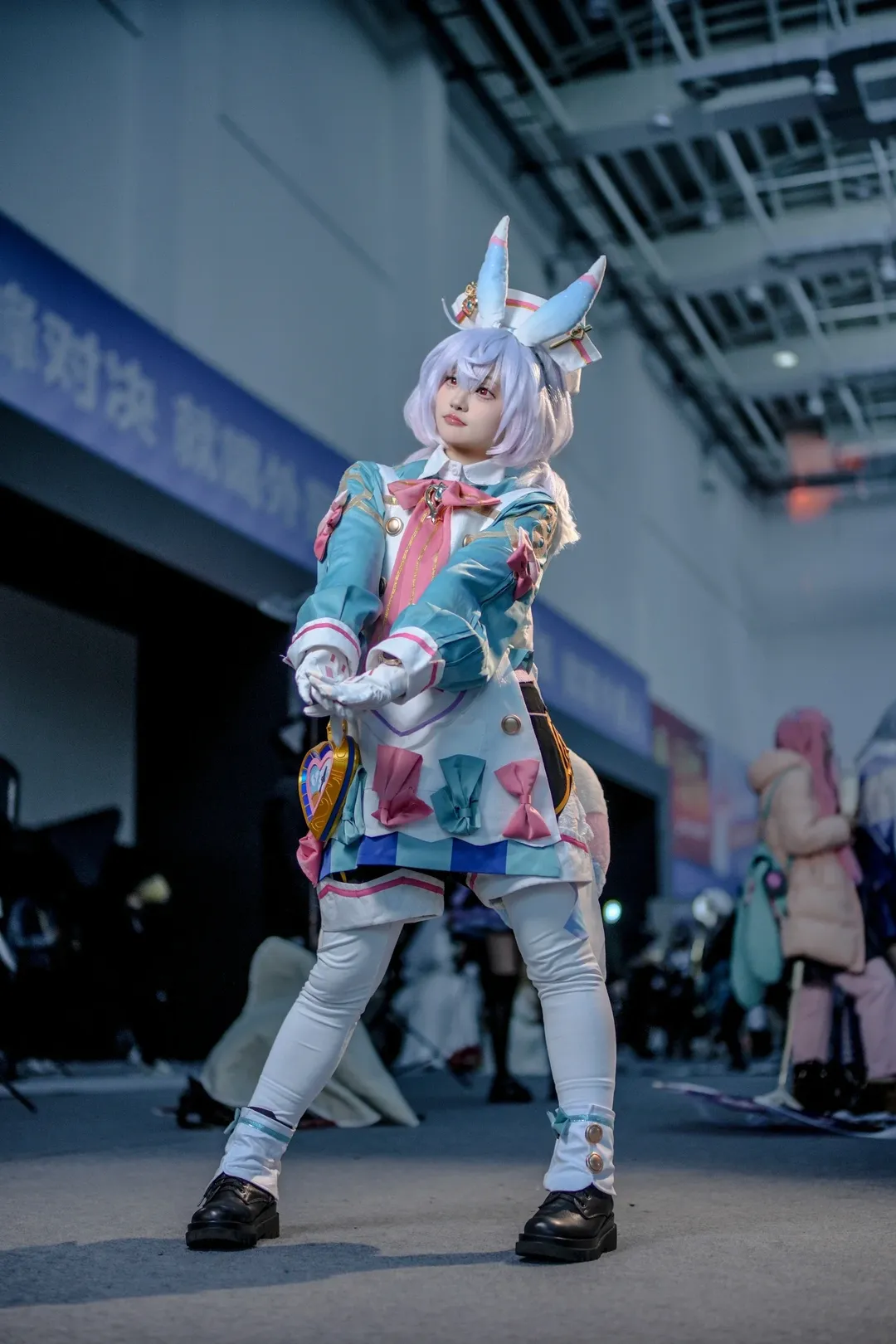 二次元, 原神, 希格雯cos, 拍照姿势, 白色丝袜 - 第6张