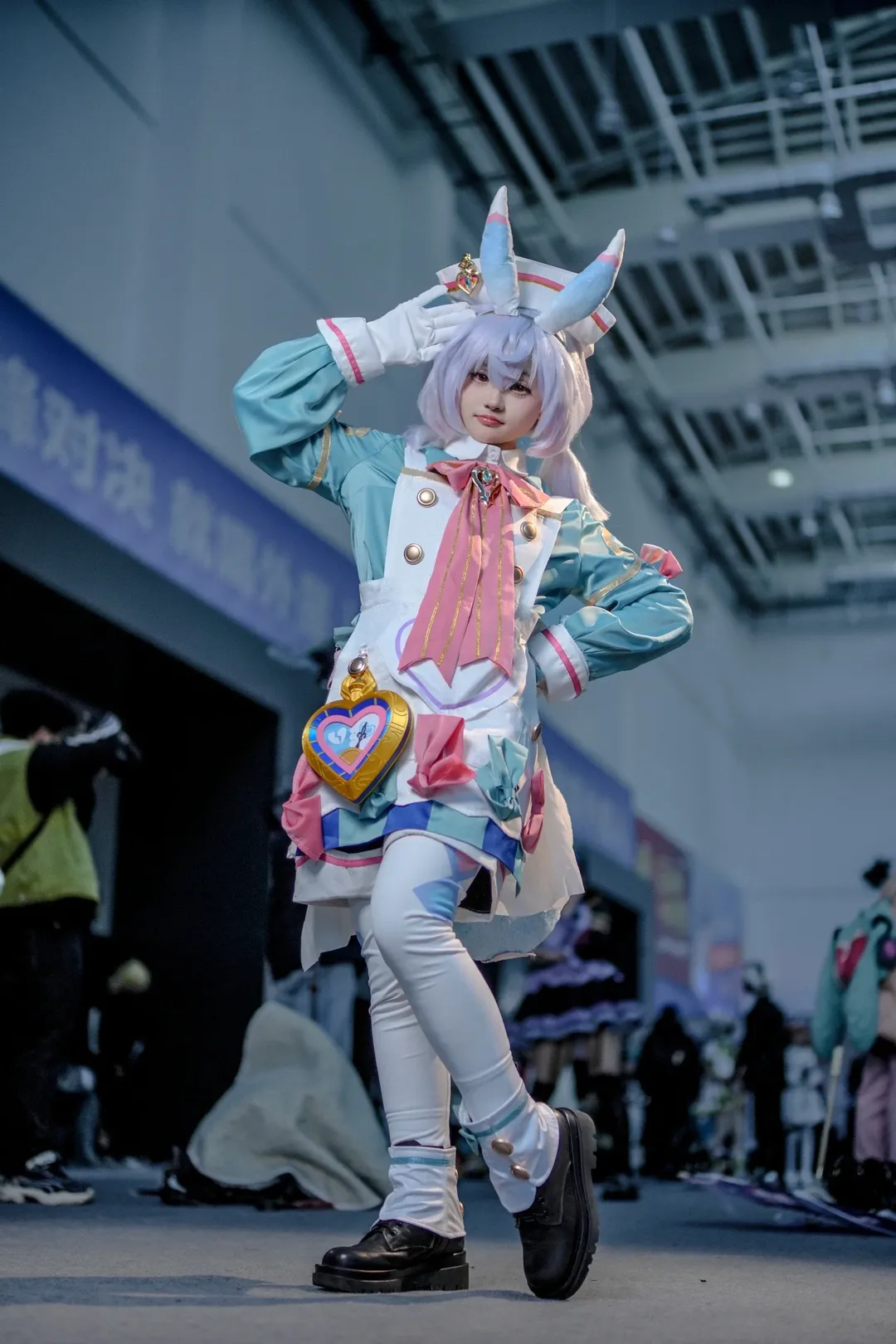 二次元, 原神, 希格雯cos, 拍照姿势, 白色丝袜 - 第7张