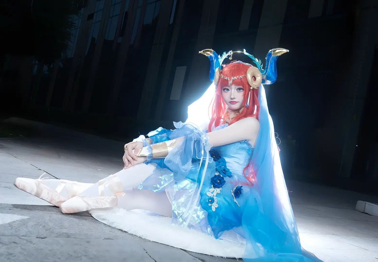 原神, 白丝, 妮露cos, 摄影心得, 芭蕾动作