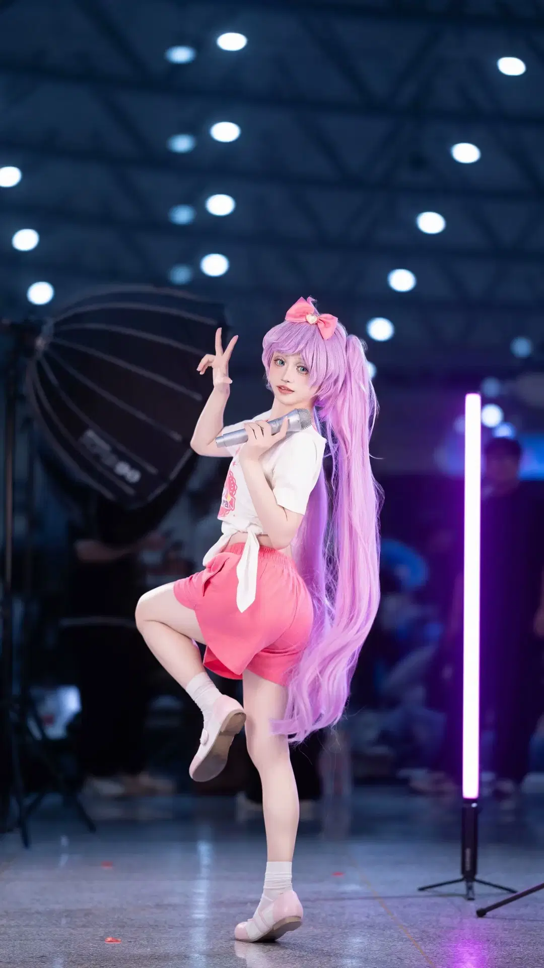 【真中啦啦cos】小偶像训练服站姿动作参考分享 - 绮礼kire - 第2张