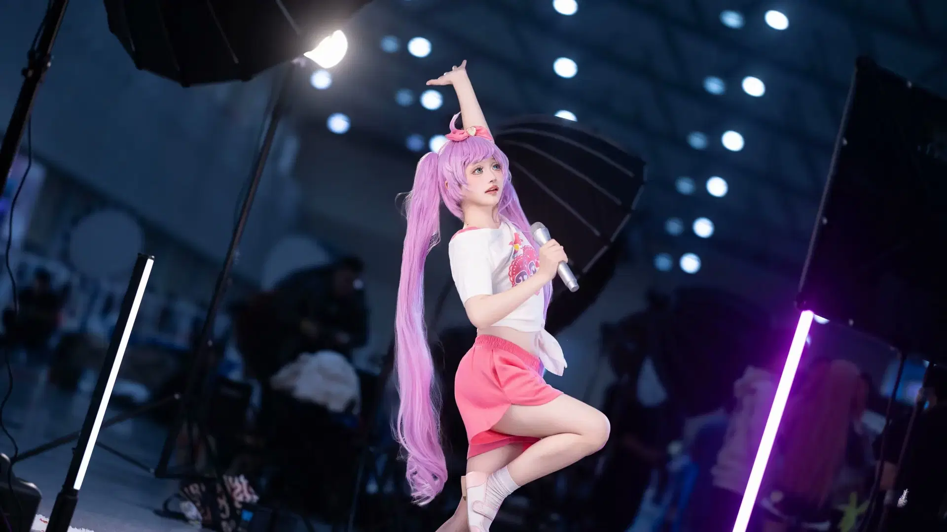 【真中啦啦cos】小偶像训练服站姿动作参考分享 - 绮礼kire - 第3张