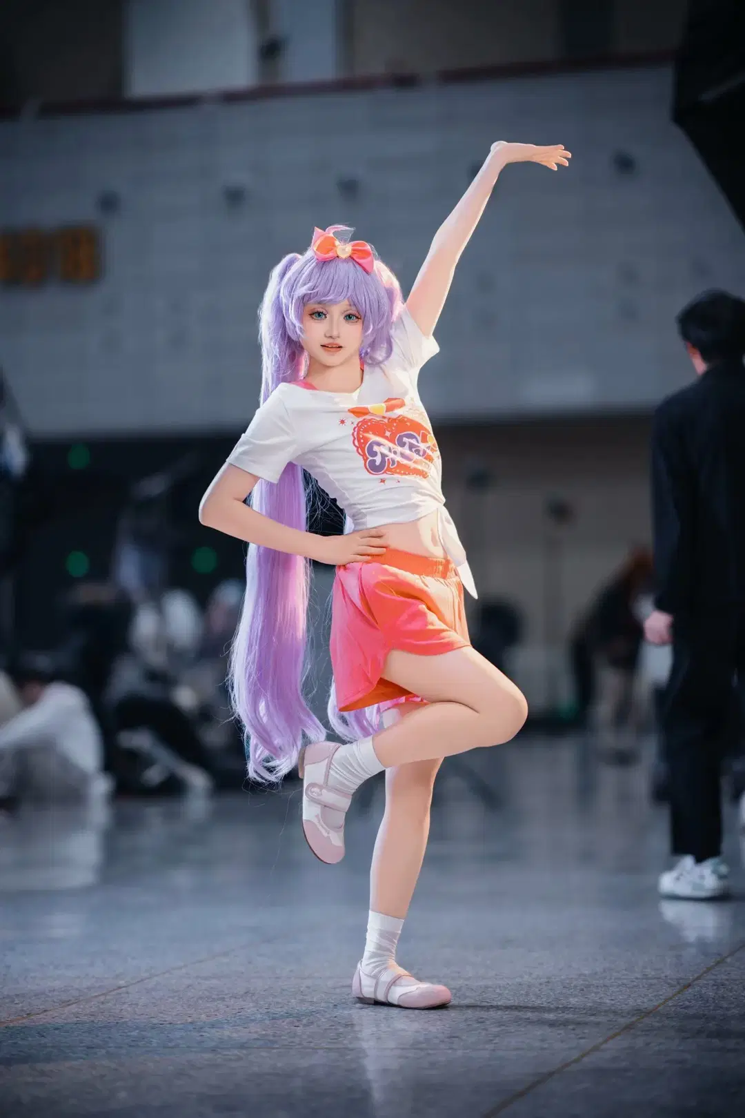 【真中啦啦cos】小偶像训练服站姿动作参考分享 - 绮礼kire - 第4张