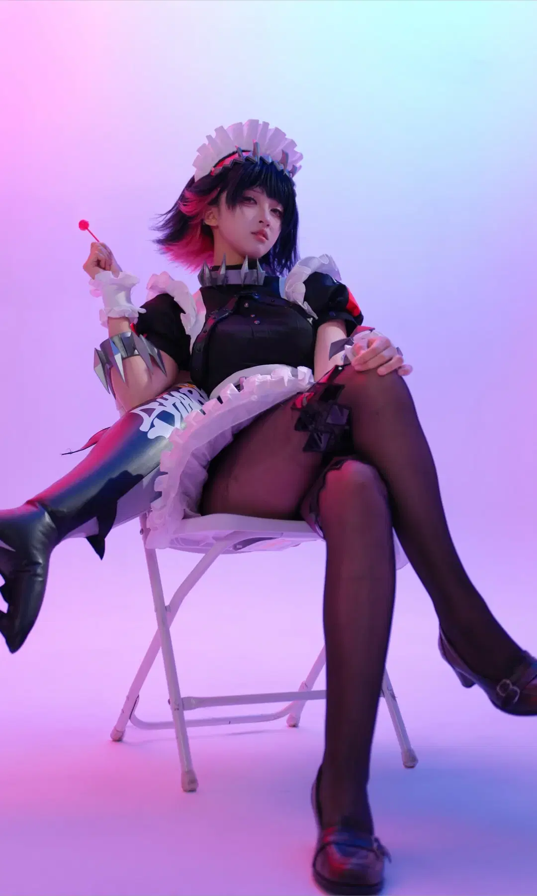 【艾莲乔cos】绝区零鲨鱼妹冷酷女仆机能风 - Cryengine15 - 第2张