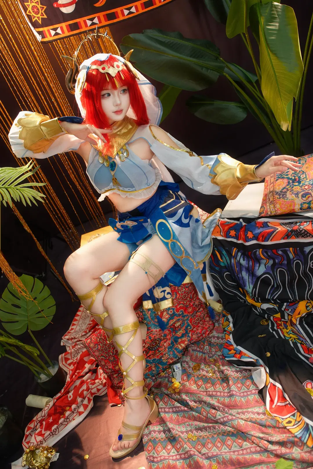 Genshin Impact, cosplay, Photography sharing, Nilou cosplay, Exotic dancer