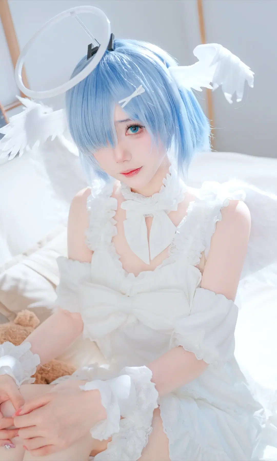 【蕾姆cos】Re:从零开始的异世界生活 纯白天使造型分享 - Cryengine15 - 第3张