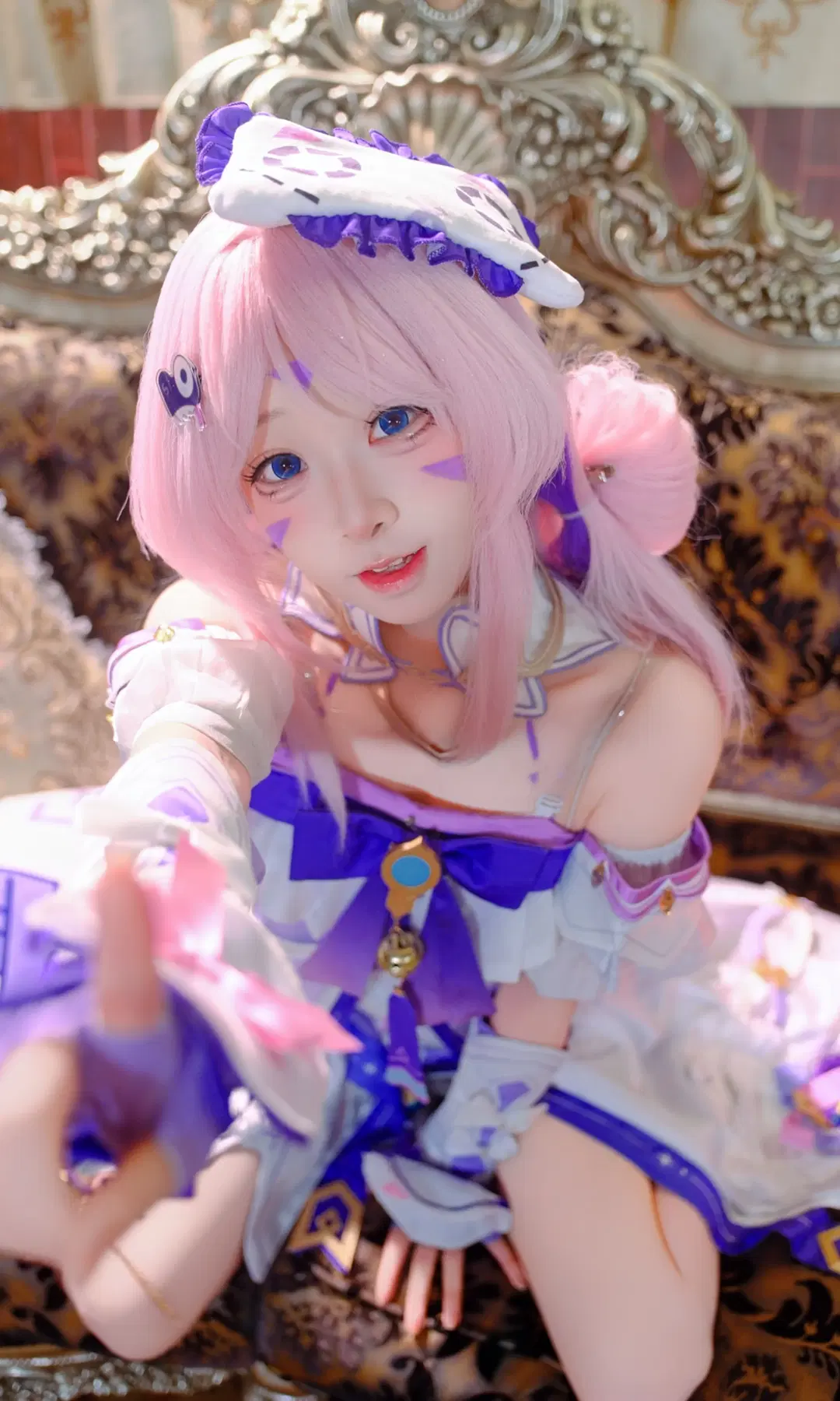 【シトラリ コスプレ】原神 シトラリの紫×白カラーメイク＆衣装メイキング記録 - Cryengine15 - 2枚目