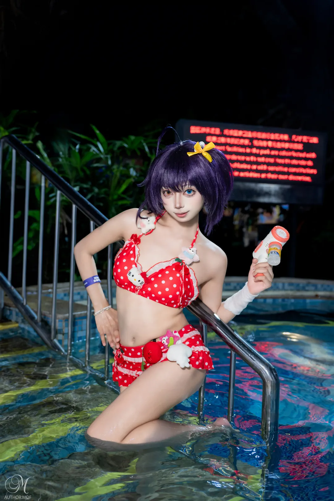 cosplay, 中二病也要谈恋爱, 水上乐园, 小鸟游六花cos, 比基尼 - 第2张