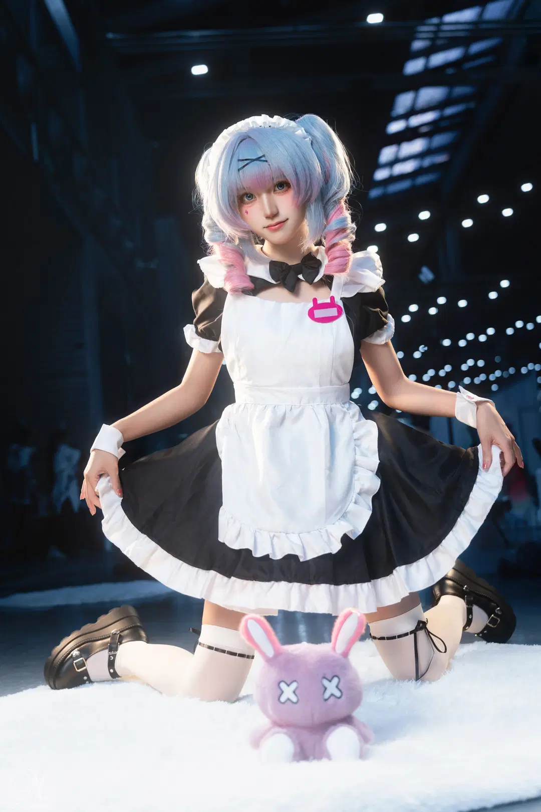 二次元看见计划, cosplay场照, 女仆装cos, 广州cicf, 丝袜