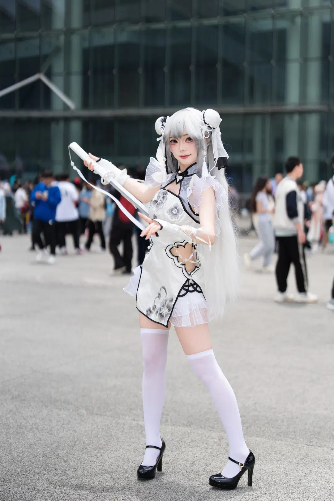 五一成都世界线随拍：鹿目圆柴郡独角兽三套cos齐发 - 喵蛋poi - 第6张