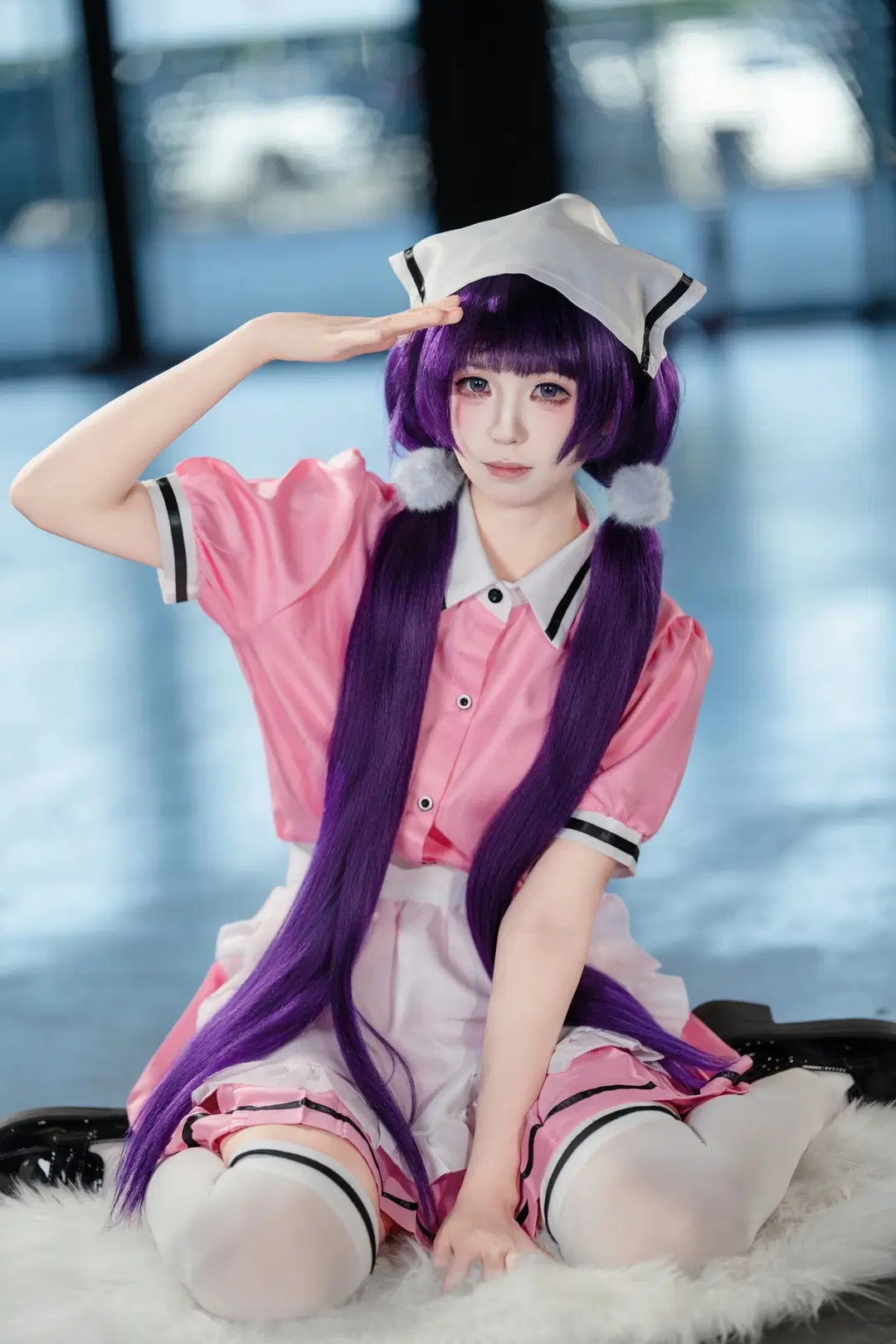 【樱之宫莓香cos】Blend·S属性咖啡厅的粉裙工作日常 - 喵蛋poi - 第5张