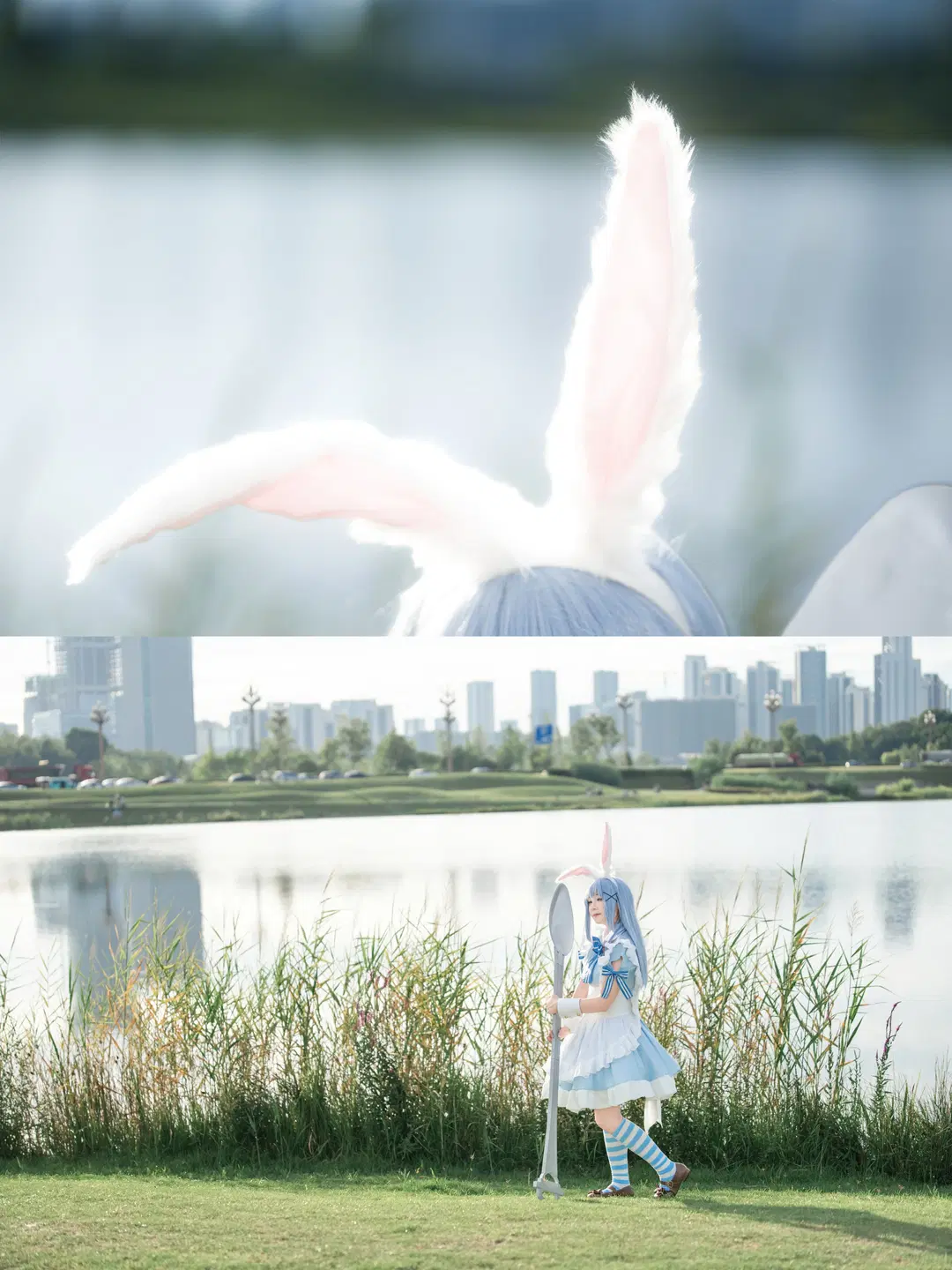 [Kafū Chino cosplay] Is the Order a Rabbit? Alice style and the Giant Spoon by 喵蛋poi - Image 2