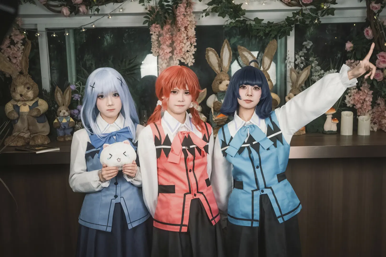 【點兔cos】智乃、麻耶、奈津惠與冬優的復古兔子茶會團片 - 喵蛋poi - 第3張