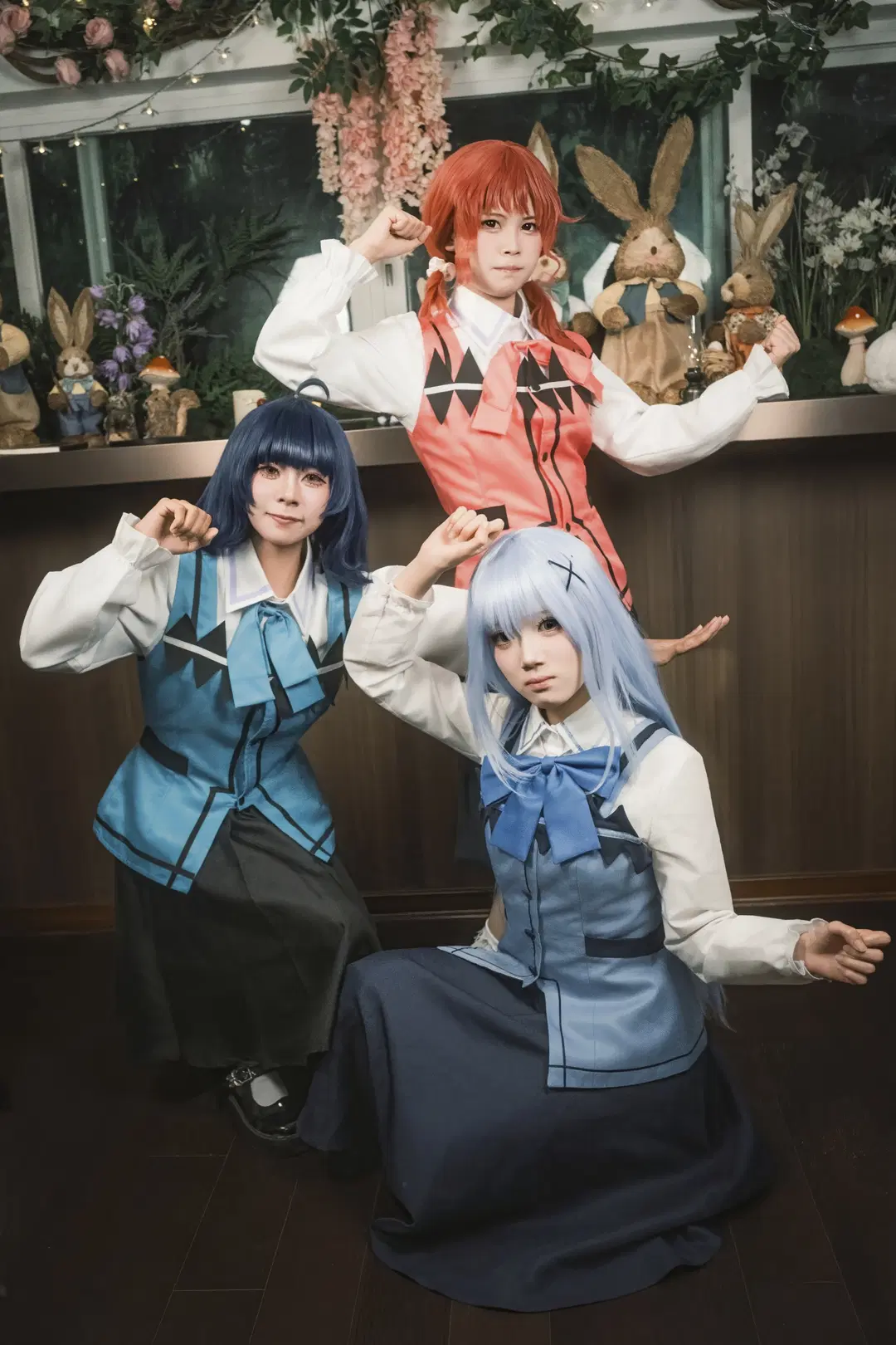 【點兔cos】智乃、麻耶、奈津惠與冬優的復古兔子茶會團片 - 喵蛋poi - 第5張