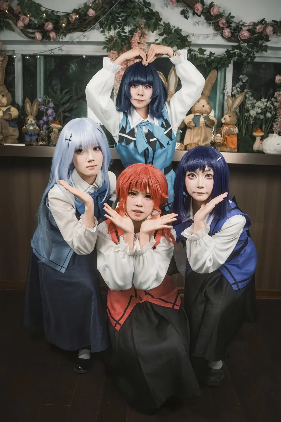 【點兔cos】智乃、麻耶、奈津惠與冬優的復古兔子茶會團片 - 喵蛋poi - 第6張