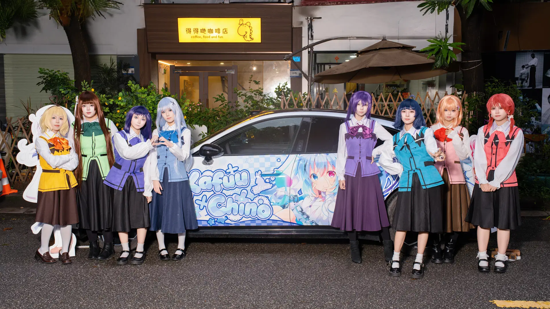 请问您今天要来点兔子吗, 丝袜, 智乃cos, 点兔全员cos, 心爱cos
